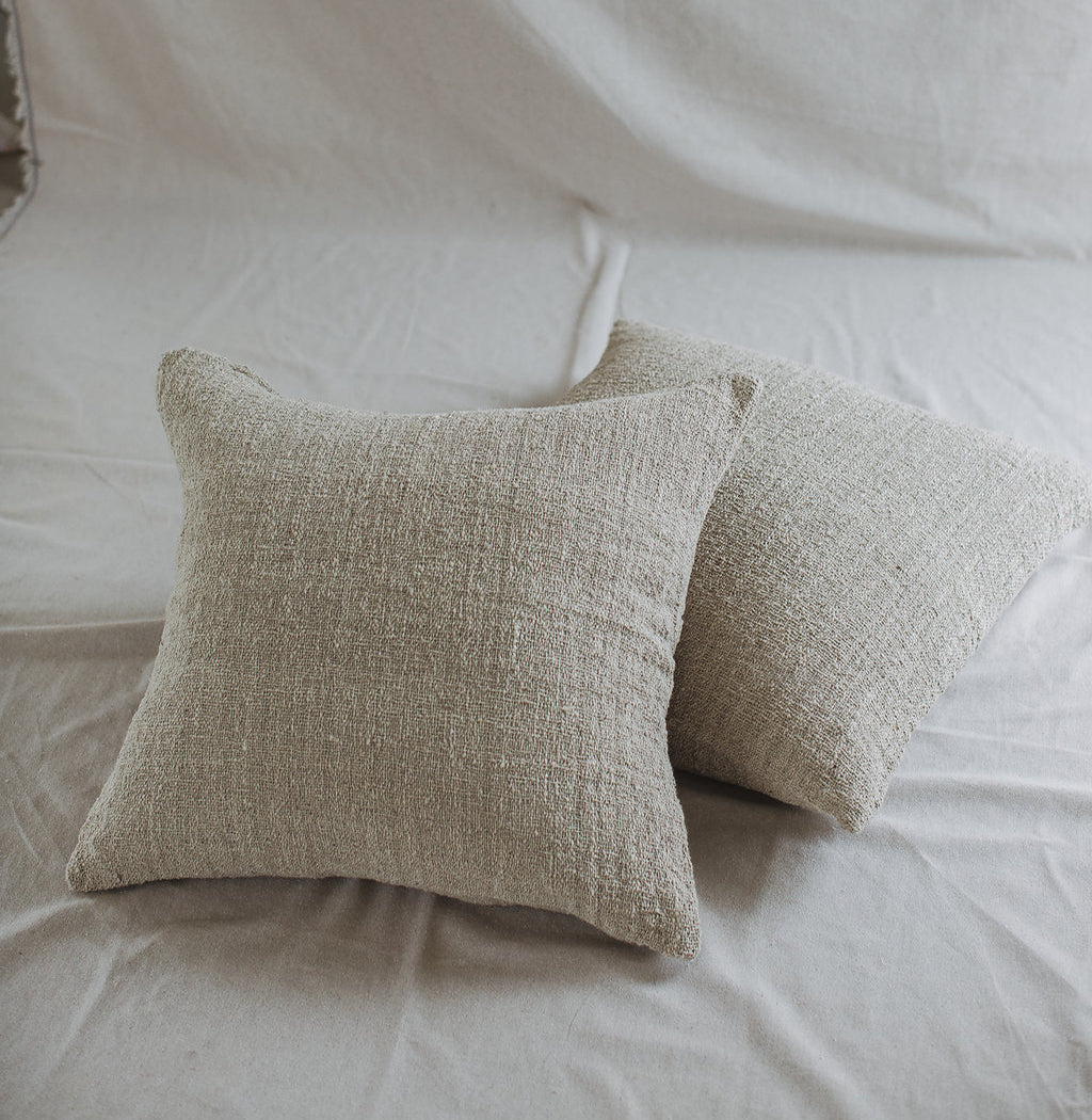Grey Cotton Cushion